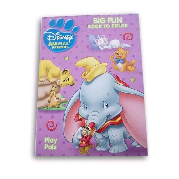 Disney Animal Friends Dumbo Jumbo Coloring & Activity Book Tear/Share Pages - Picture 1 of 4